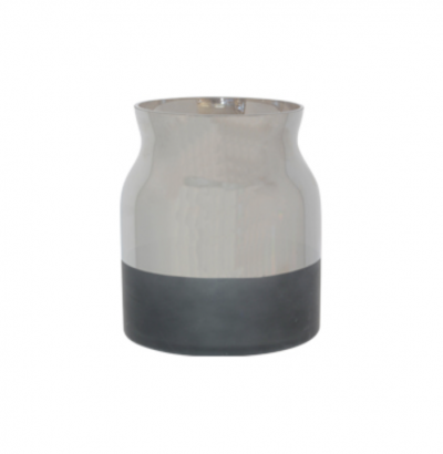 matt-black-silver-vase